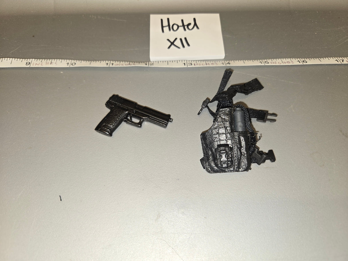 1/6 Scale Modern Pistol and  Holster