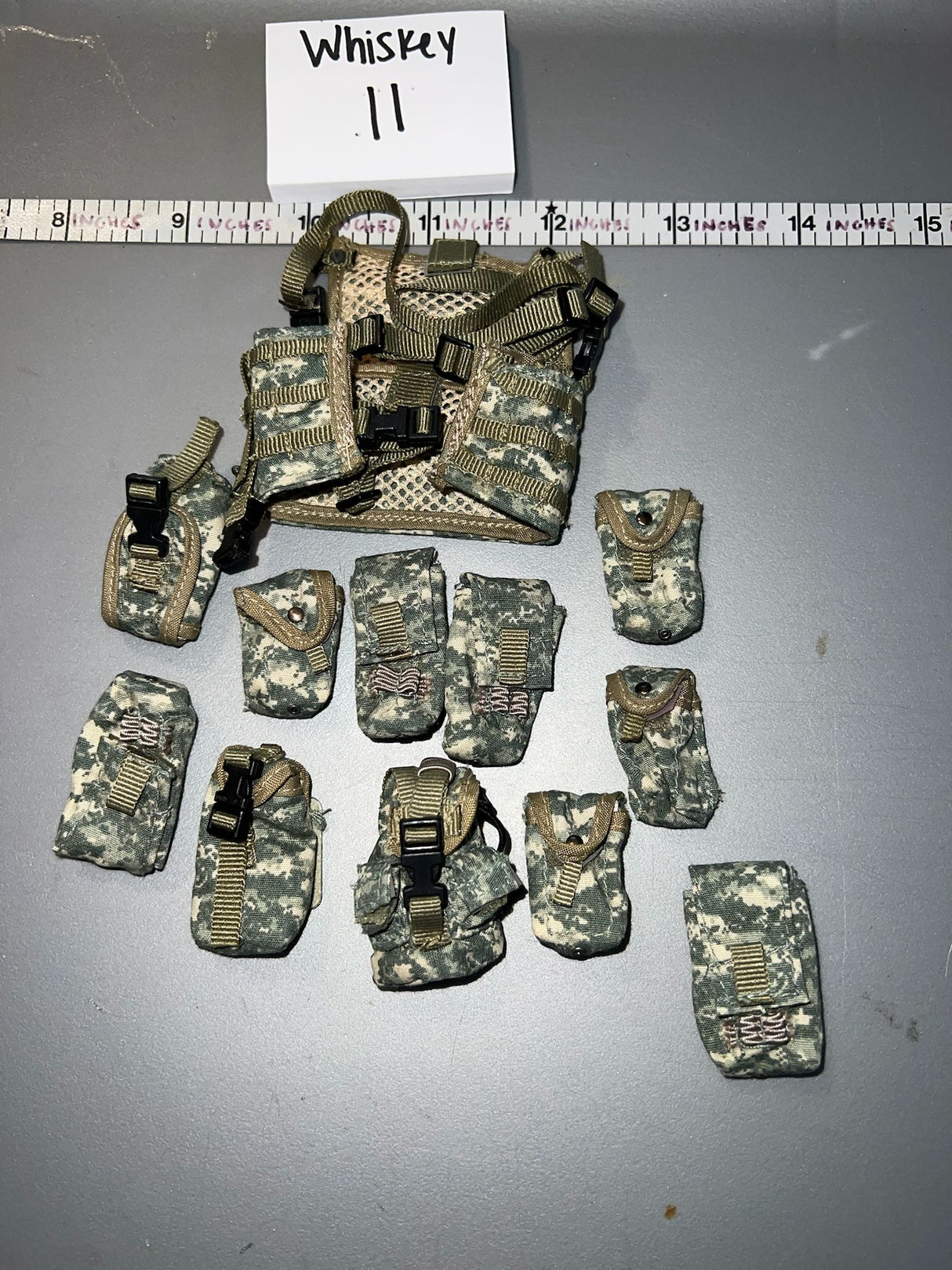1/6 Scale Modern Era Load Bearing Equipment Gear - ACU