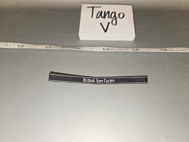 1/6 Scale WWII British Free Corps Cuff Title - Tango V