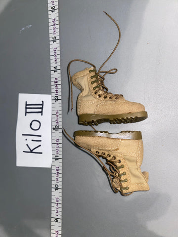 1/6 Scale Modern Era Cloth / Leather Combat Boots