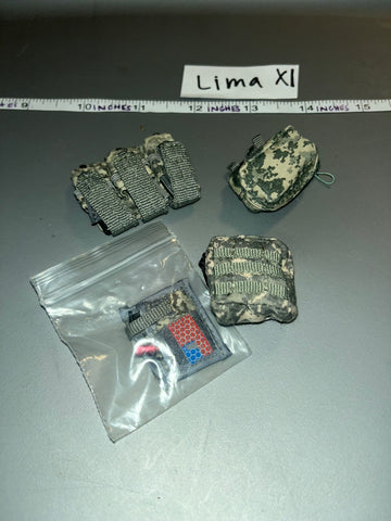 1:6 Scale Modern Era Pouch Lot - ACU