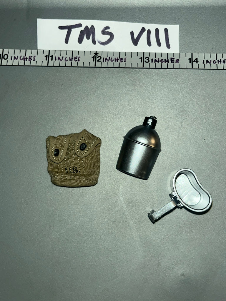 1/6 Scale WWII US Canteen, Cup and Pouch -  Facepool Buck Compton