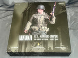 1/6 Scale WWII US 2nd Ranger Battalion Sniper Jackson - NIB Facepool