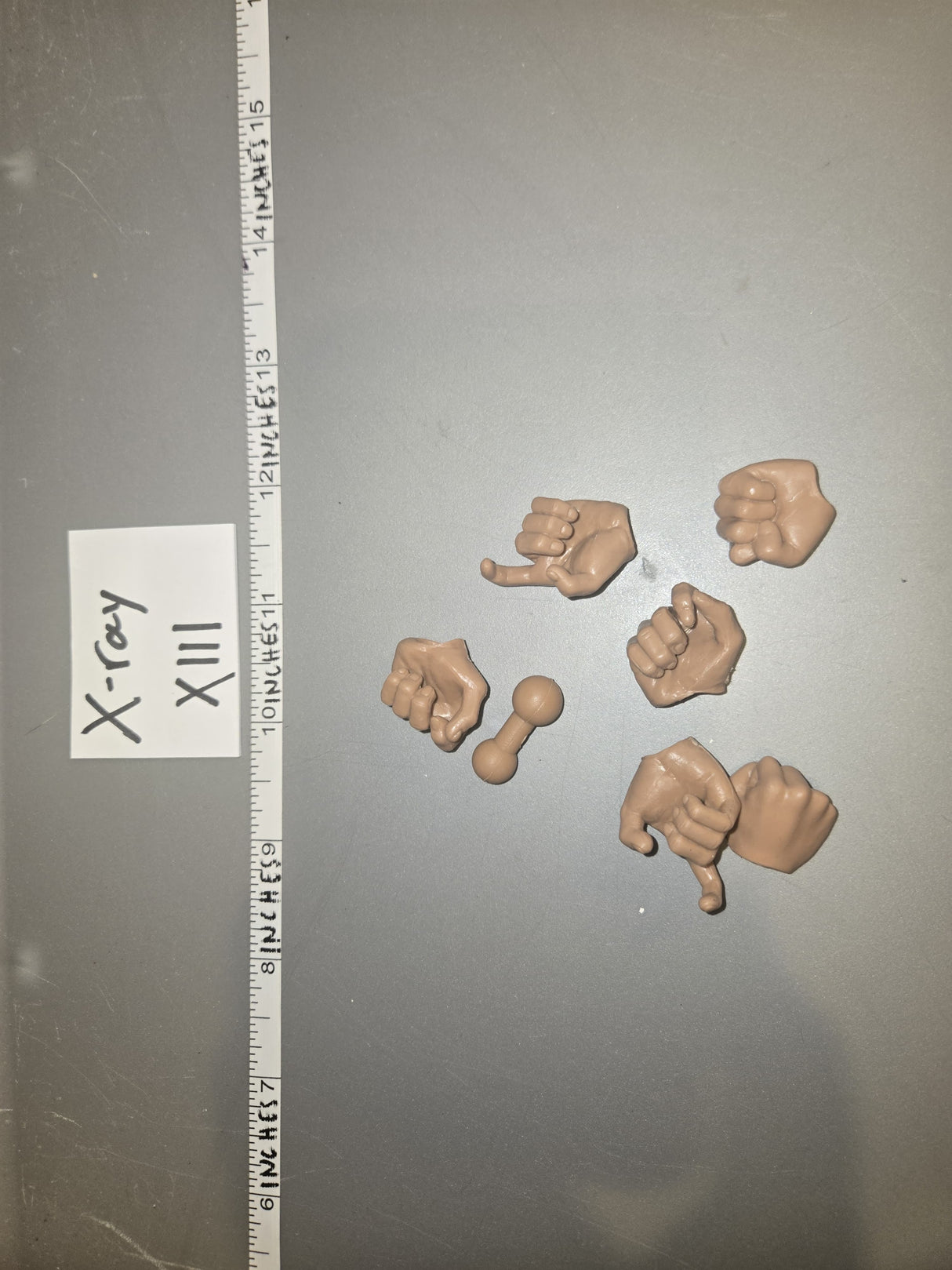 1/6 Scale Nude Figure Hand Lot