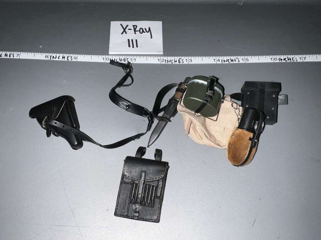 1/6 Scale WWII German Field Gear Lot