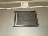 1/6 Scale Civil War Western Folding Camp Table with Plank Top - Zin