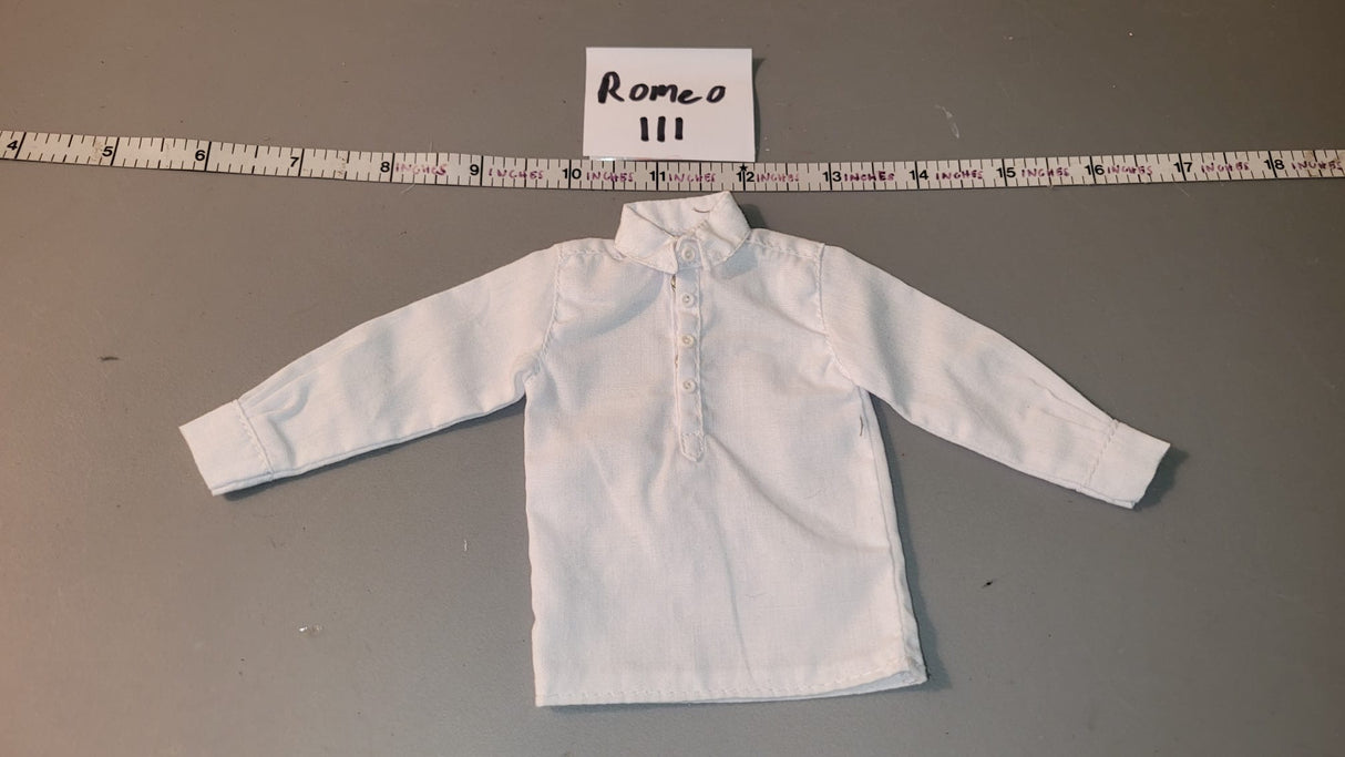 1/6 Scale WWII German White Dress Shirt