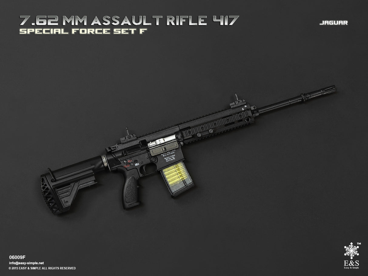 1/6 Scale Modern Era ASSAULT RIFLE 417 Weapons Set - NIB Easy and Simple Set F - LMSVII