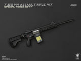 1/6 Scale Modern Era ASSAULT RIFLE 417 Weapons Set - NIB Easy and Simple Set F - LMSVII