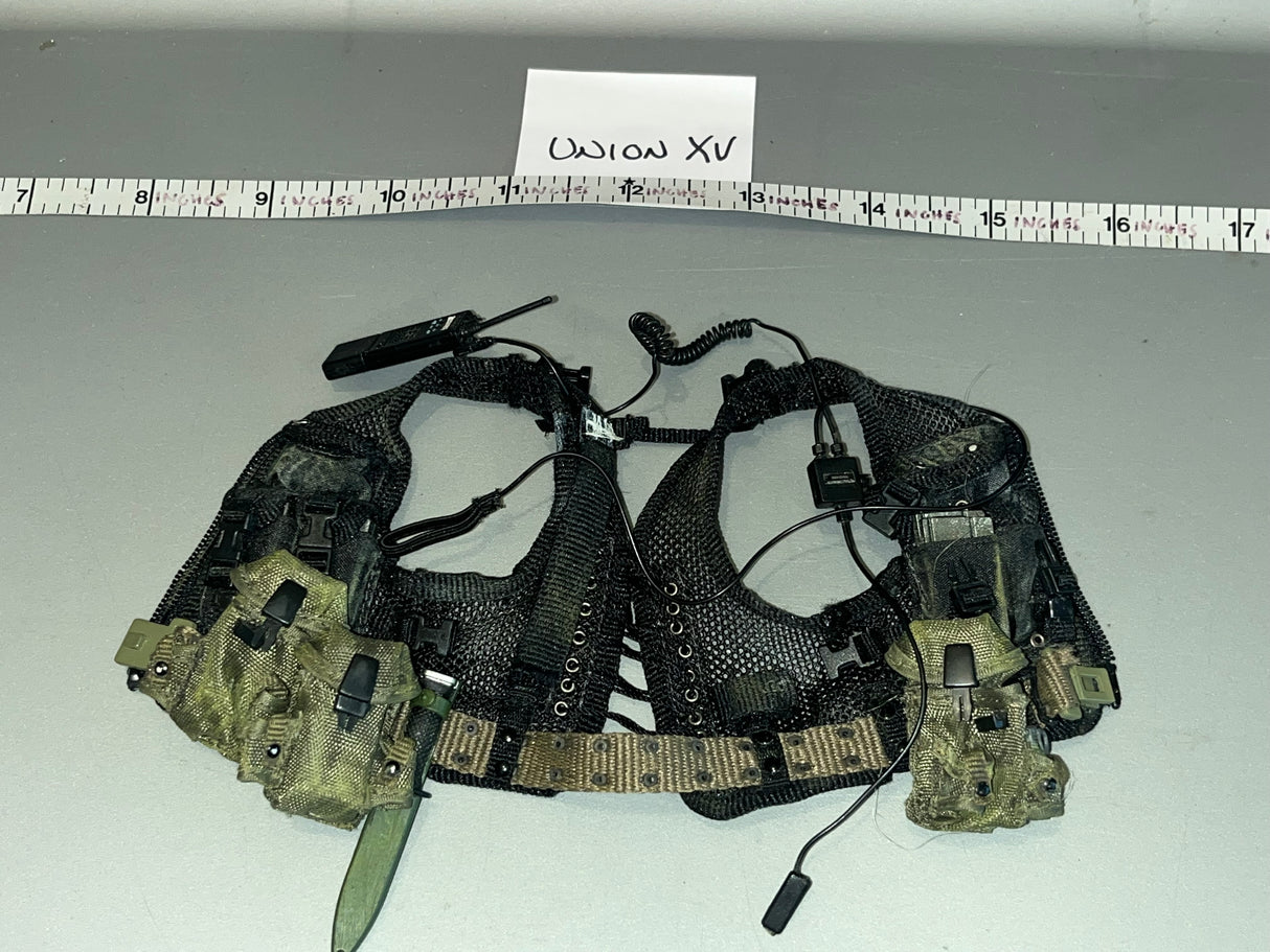 1/6 Scale Modern Era Load Bearing Web Equipment Web Gear - Delta Force Black Hawk Down - Broken zipper
