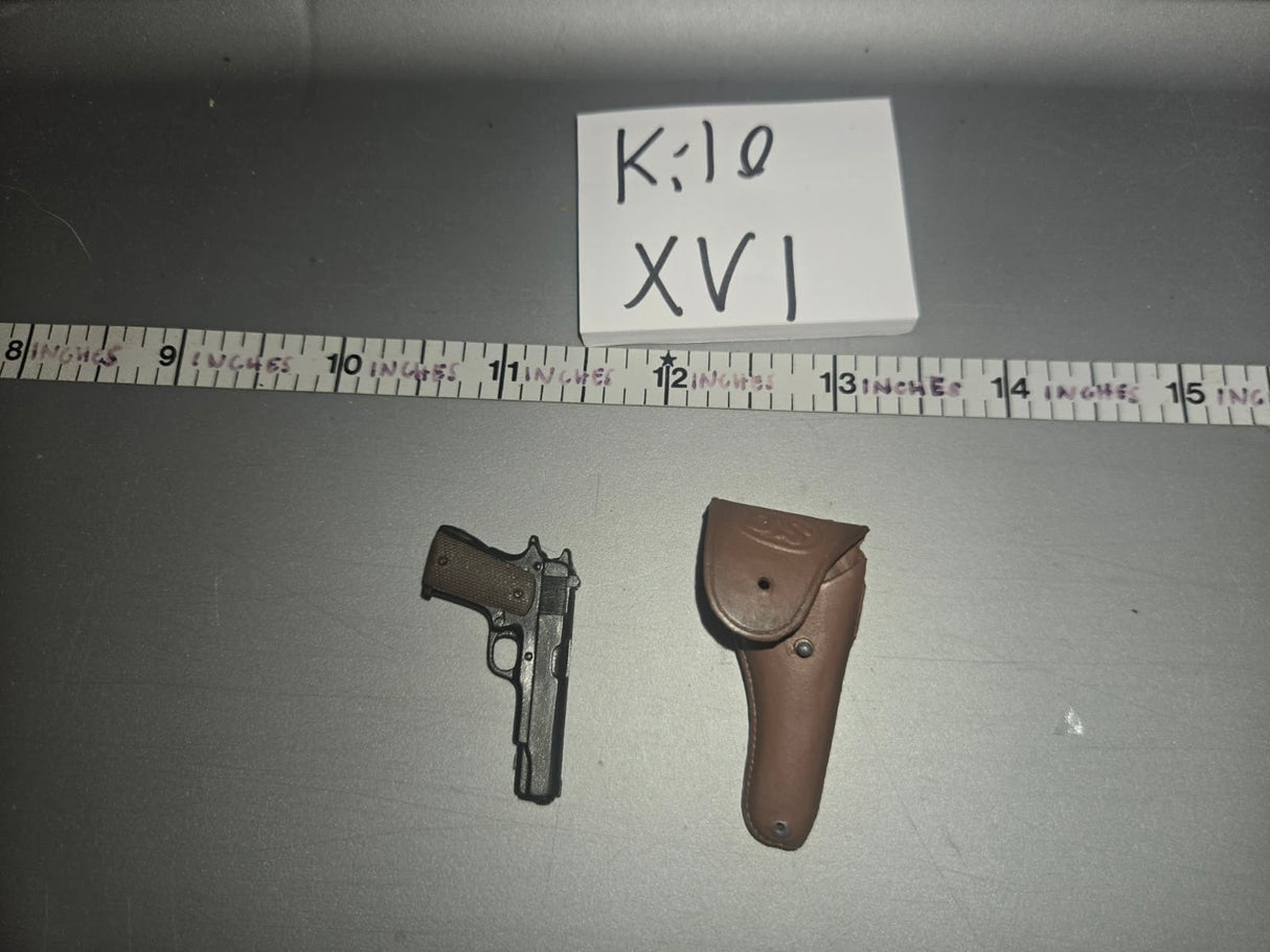 1/6 Scale WWII US .45 Pistol and Holster
