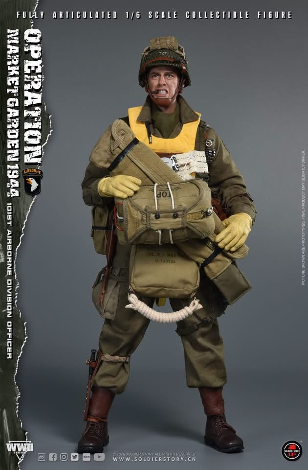 *Preorder* 1/6 Scale WWII US 101st Airborne Paratrooper Officer Operation Market Garden - Soldier Story - SS145