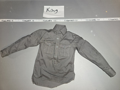 1/6 Scale WWII German Grey Officer Shirt