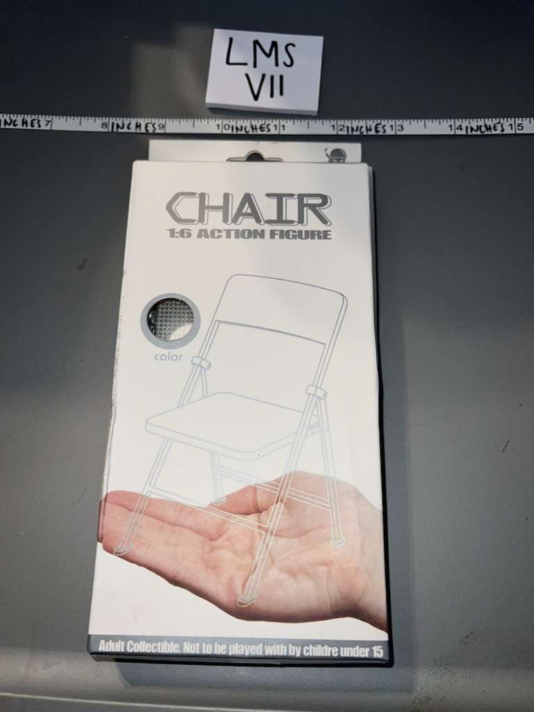 1/6 Scale Modern Folding Chair - - Diorama Item