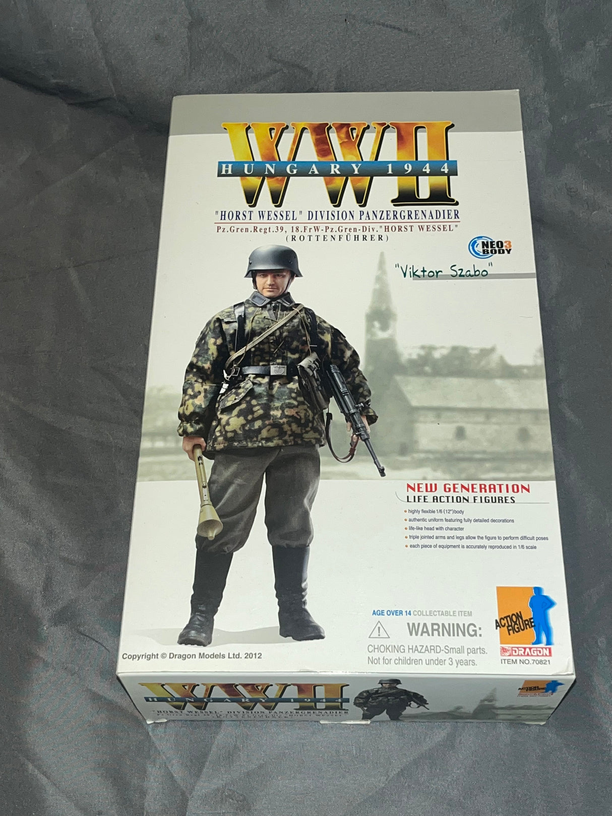 1/6 Scale WWII GERMAN Viktor Szabo  Horst  Wessel Panzergrenadier Division - NIB Dragon - *BR*