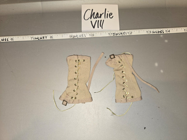 1/6 Scale WWII British Tan Leg Gaiters - Charlie VIII