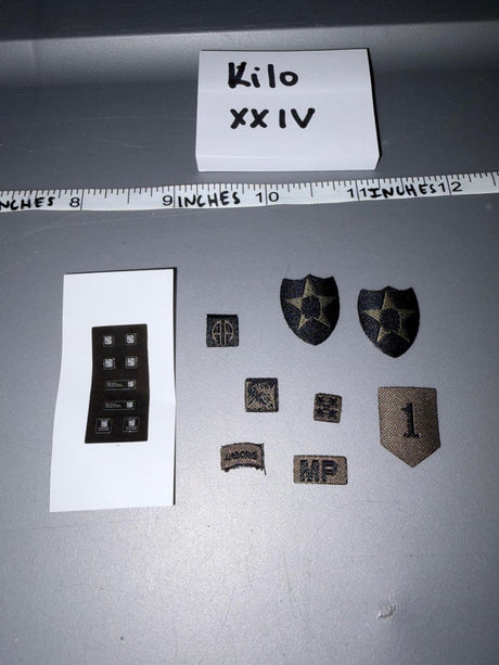 1/6 Scale Modern Era US Army Subdued Patches Set