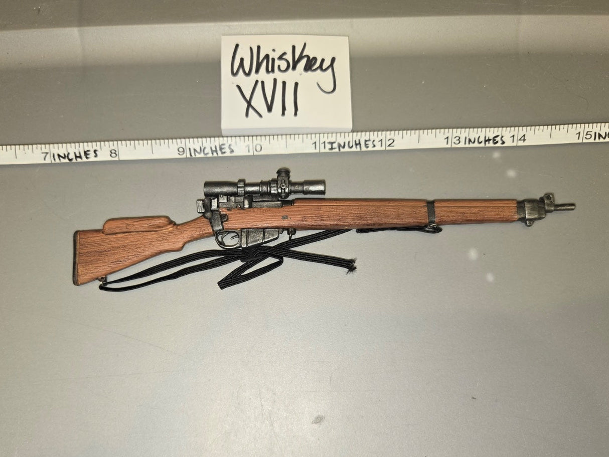 1/6 Scale WWII British Lee-Enfield No.4 Mk I(T) Sniper Rifle - Whiskey XVII