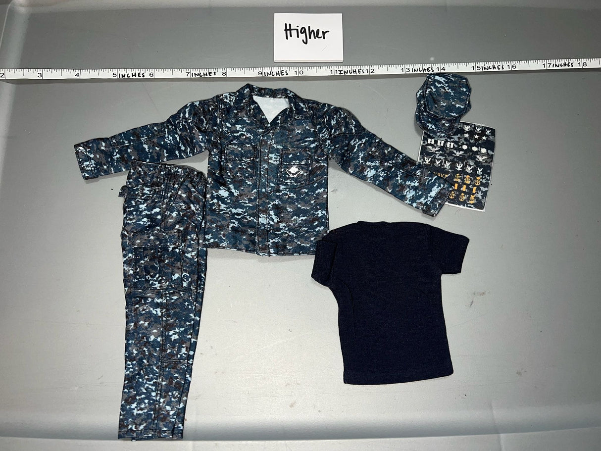 1/6 Scale Modern Navy Camouflage Uniform Set - Bandit Joe