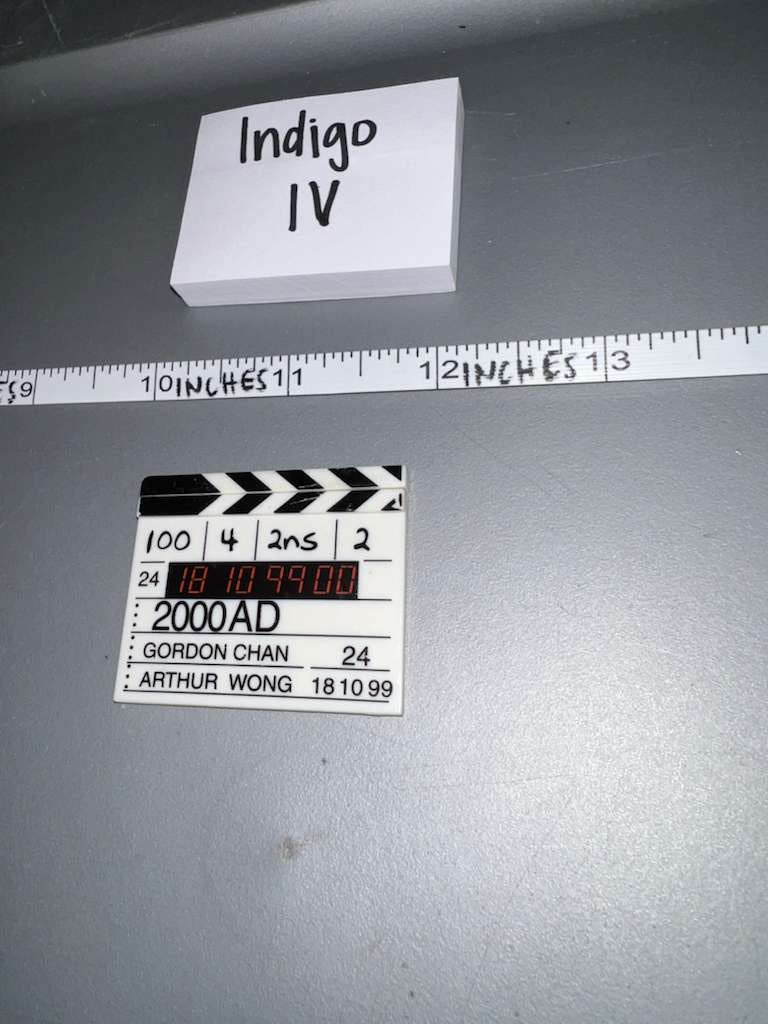 1/6 Scale Modern Civilian Movie Clapboard - Diorama Item
