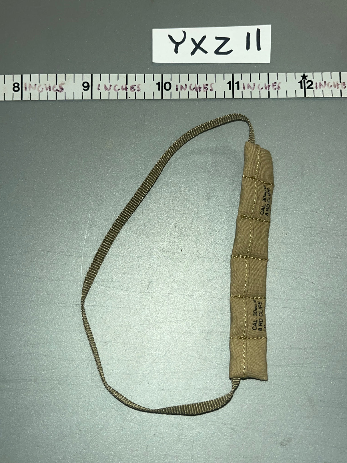 1:6 Scale WWII US Rifle Ammunition Bandolier - Ranger Private Caparzo - Facepool