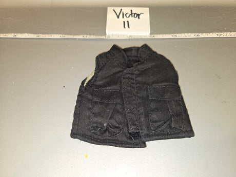 1/6 Scale Modern Era Black Tactical Vest - Victor II