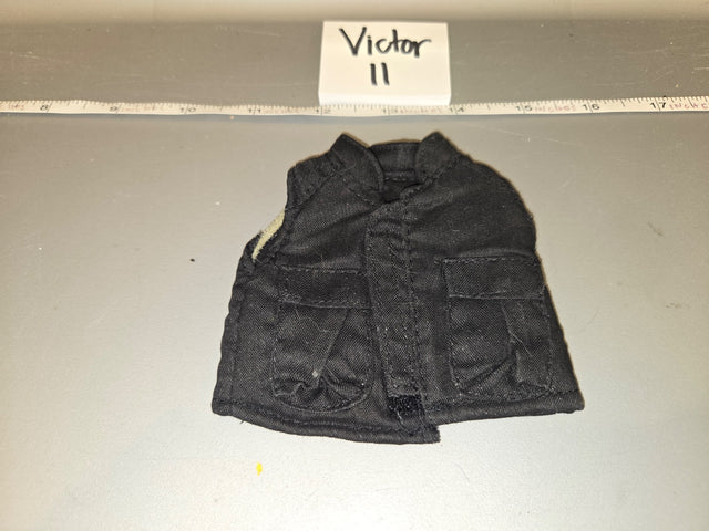 1/6 Scale Modern Era Black Tactical Vest - Victor II