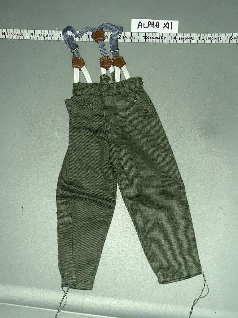 1/6 WWII German Pants with Suspenders -