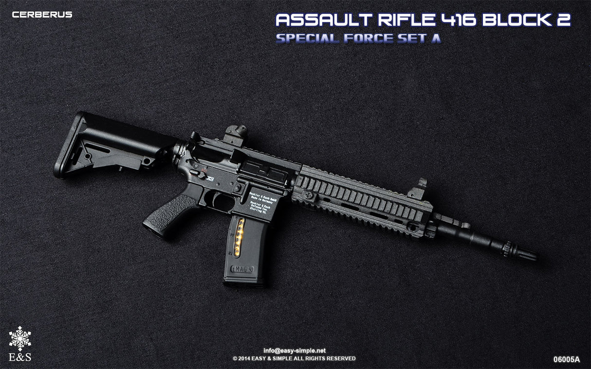 1/6 Scale Modern Era ASSAULT RIFLE 415 BLOCK 2 Weapons Set - NIB Easy and Simple Set A - BCSI