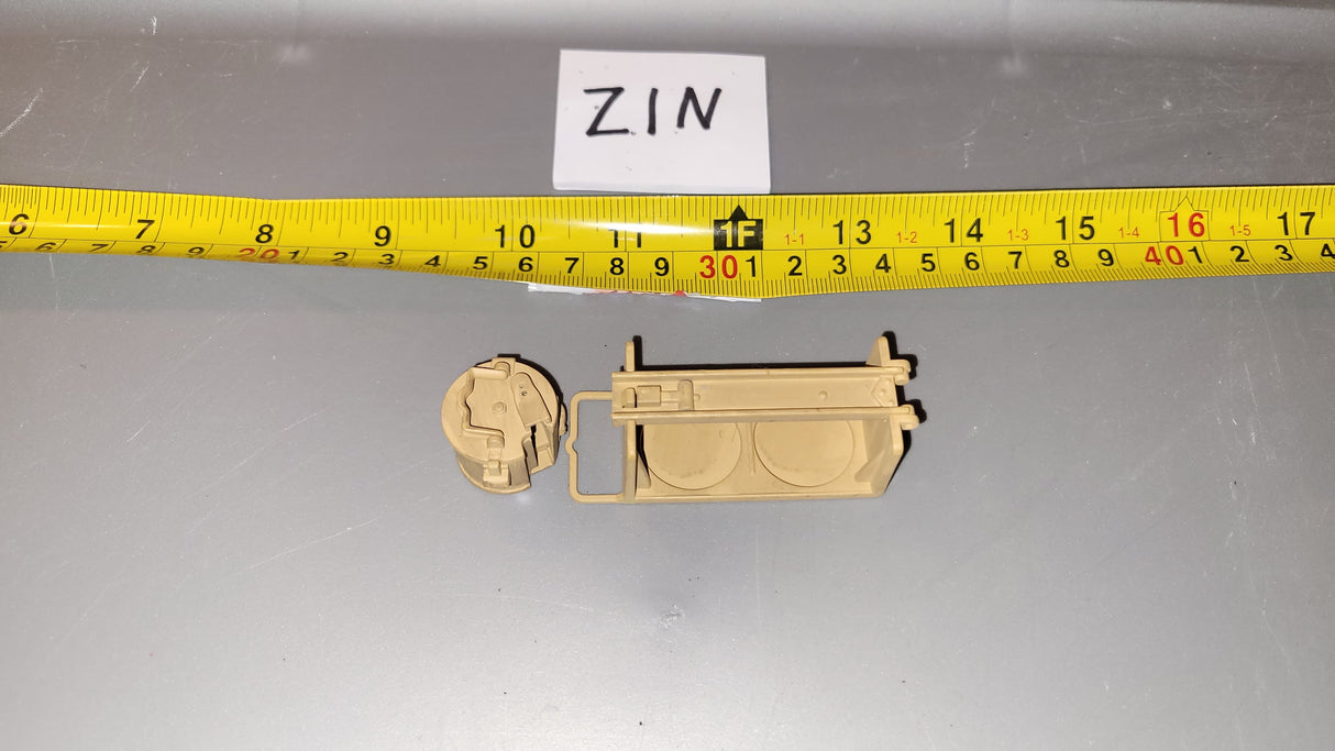 1/6 Scale WWII German Machine Gun Ammunition Snail Drum and Carrier