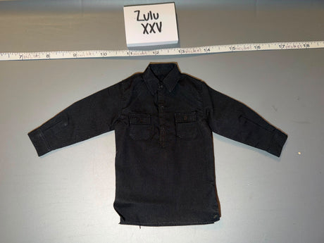 1/6 Scale WWII German Black Work Shirt