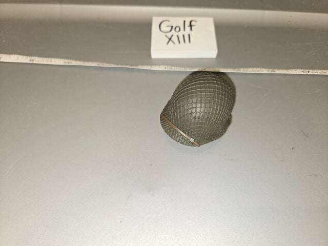 1/6 Scale WWII US M1 Helmet with Net - Golf XIII
