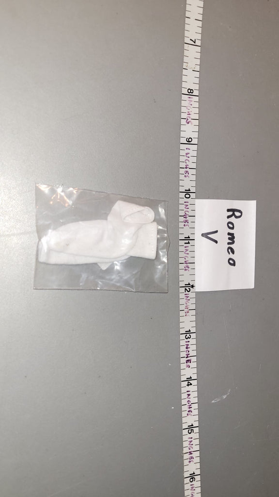 1:6 Scale Modern Era White Socks