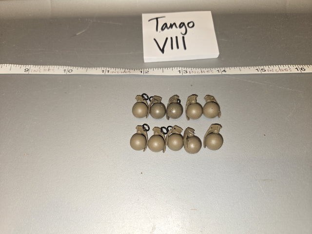 1/6 Scale WWII US Mk 2 Fragmentation Grenade Lot - Tango VIII