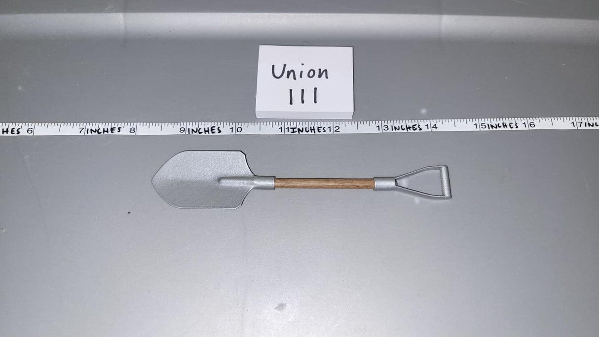 1/6 Scale Metal Wood Short Shovel Diorama Item