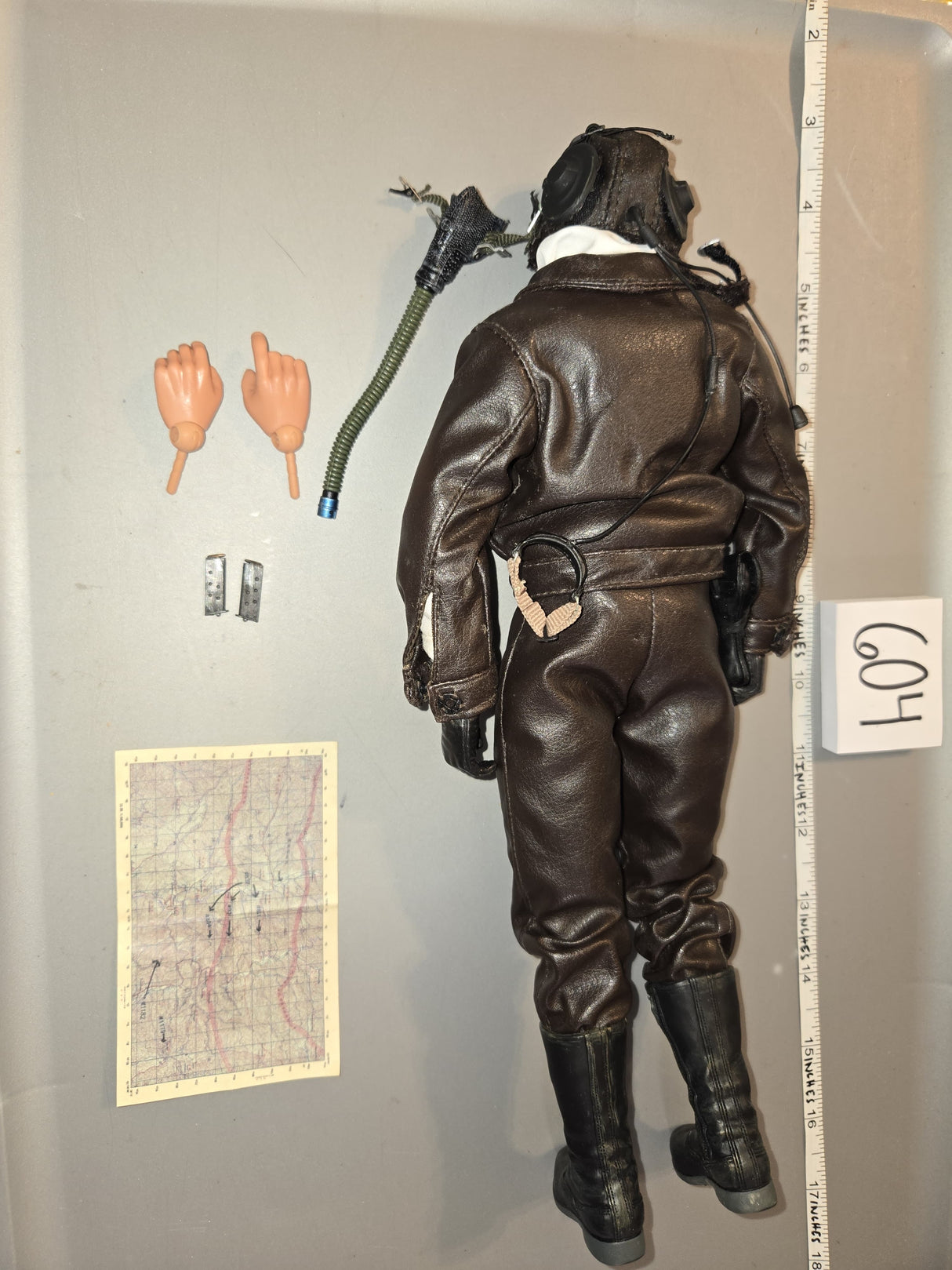 1:6 Scale Korean War Chinese MIG Jet Fighter Pilot Dressed Figure - BBI