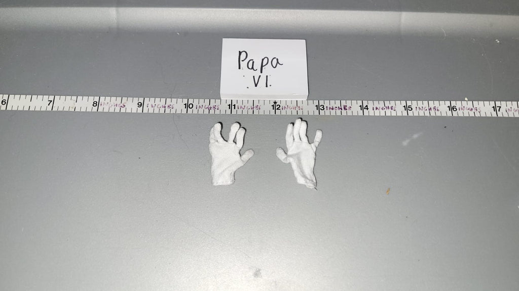 1/6 Scale Napoleonic French  White Gloves - Brown Art