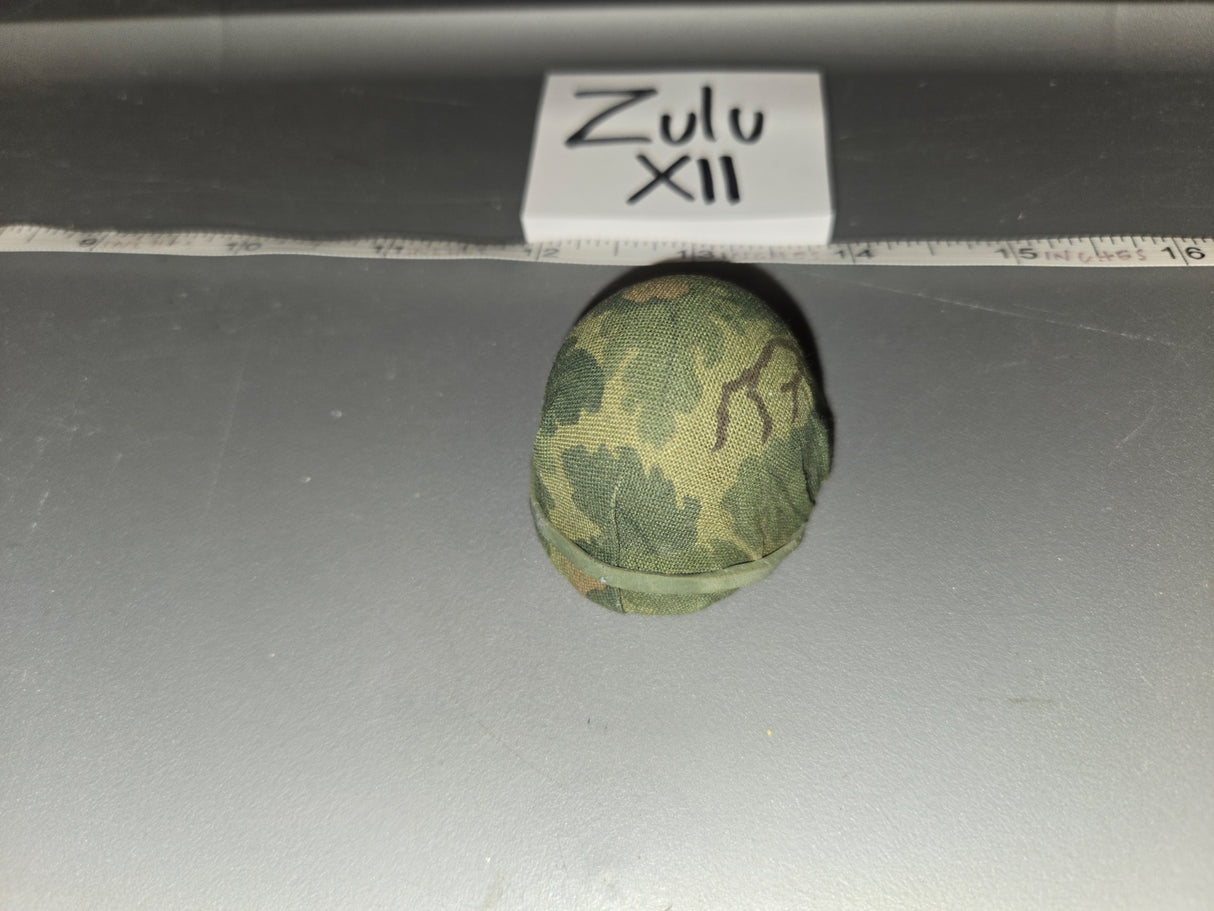 1/6 Scale Vietnam Era US M1 Helmet with Camouflage Cover - Zulu XII