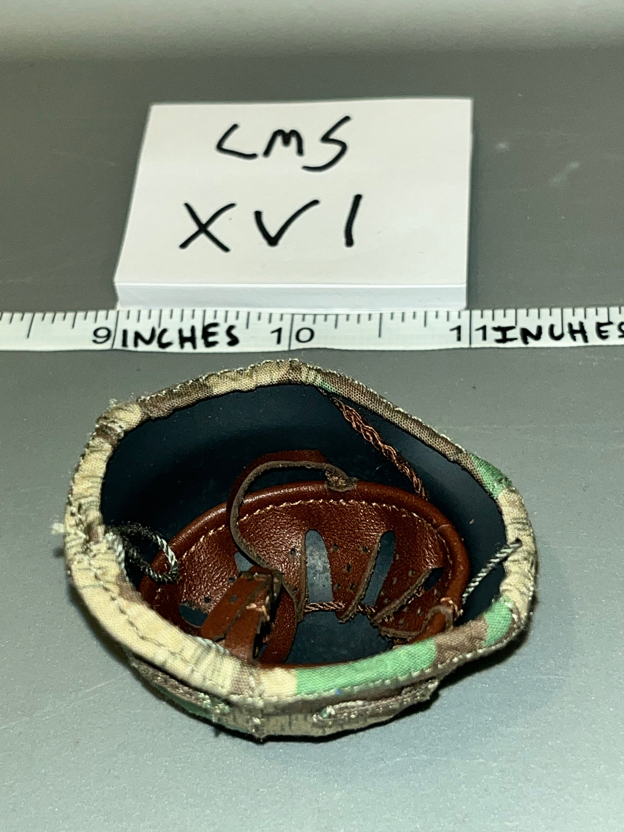 1/6 Scale WWII German Metal Helmet with Splinter Cover - UJINDOU Kharkov Panzergrenadier