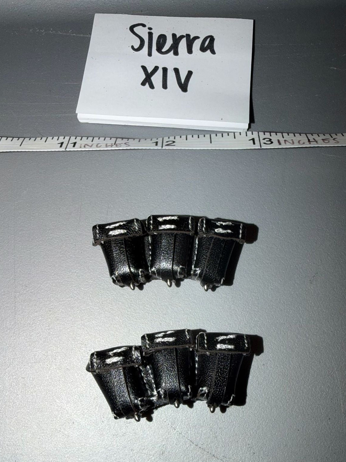 1:6 Scale WWII German Leather Kar-98 Pouches - DID