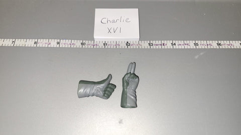 1/6 Scale Modern Pilot Gloved Hands