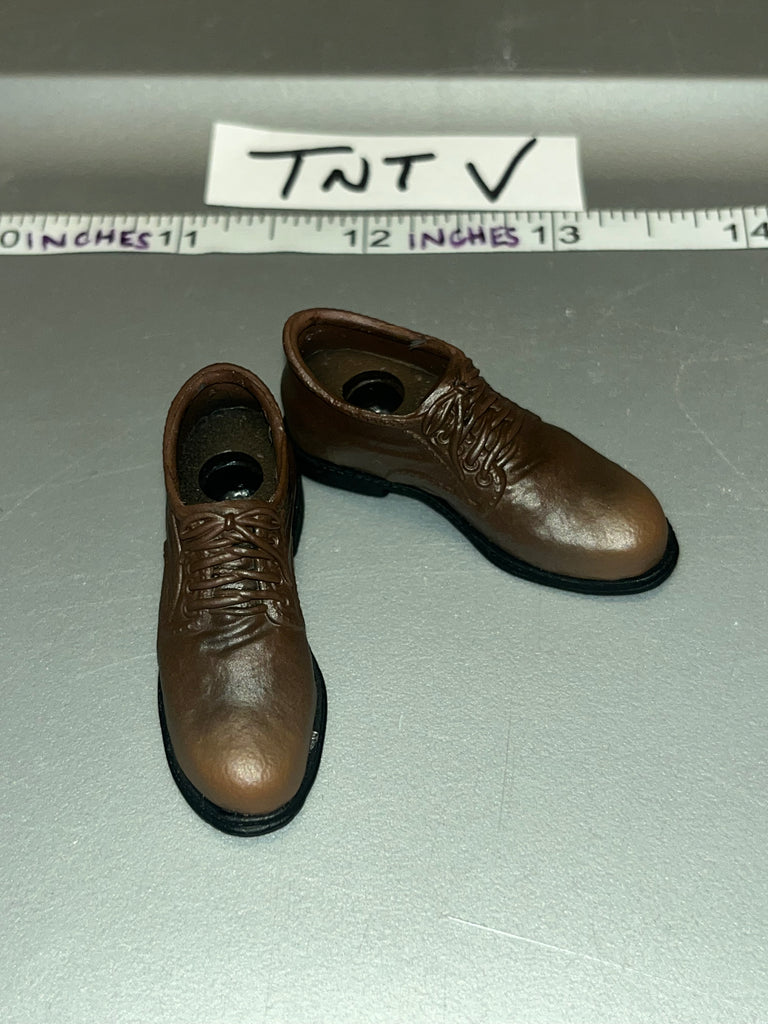 1/6 Scale 1920s Gangster Civilian Shoes - Present Toys Half Face