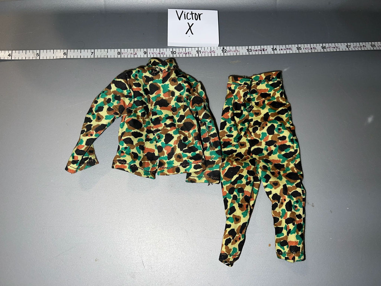 1/6 Scale GI Joe Vintage Remake Duck Hunter Camo Jacket and Pants
