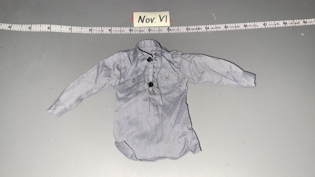 1/6 Scale WWII German Grey Work Shirt