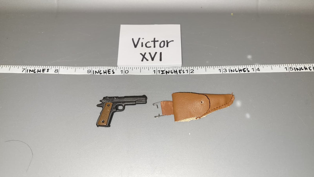1:6 Scale WWII US .45 Pistol and Holster