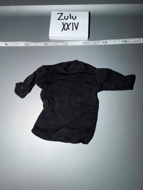 1/6 Scale Modern Era Black T Shirt Undershirt