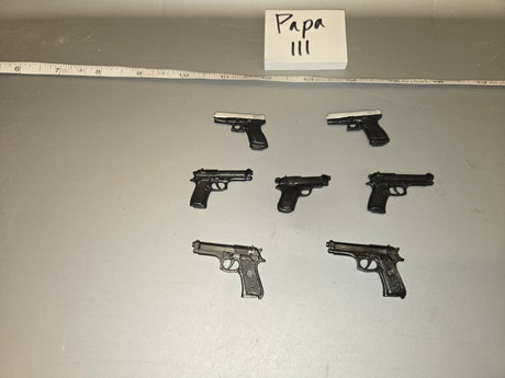 1/6 Scale Modern Beretta Pistol Set - Papa III