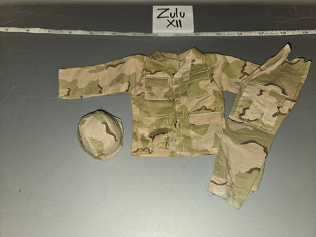 1/6 Scale Modern Era US Chocolate Chip Desert BDU Uniform Set - Zulu XII