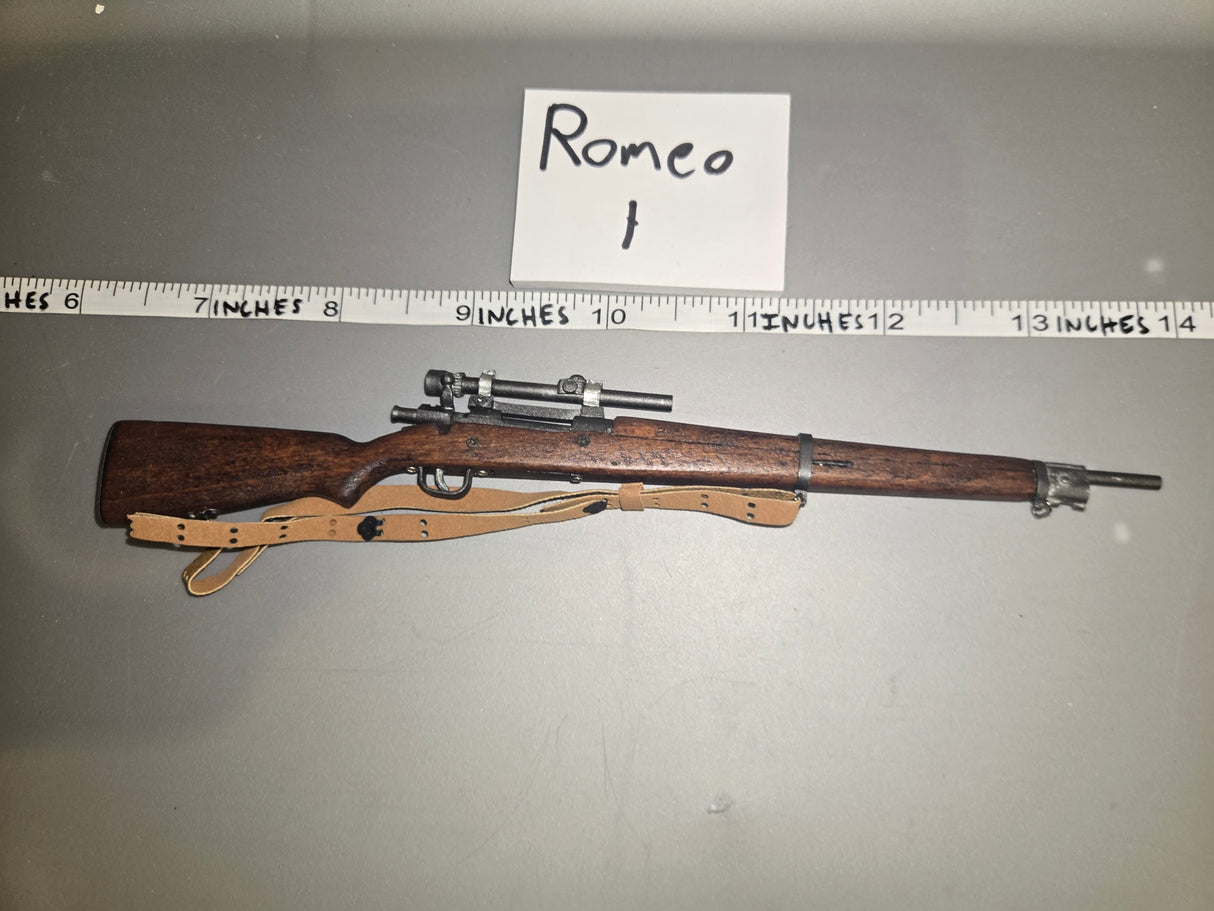 1/6 Scale WWII US Springfield Sniper Rifle - Wood and Metal DID