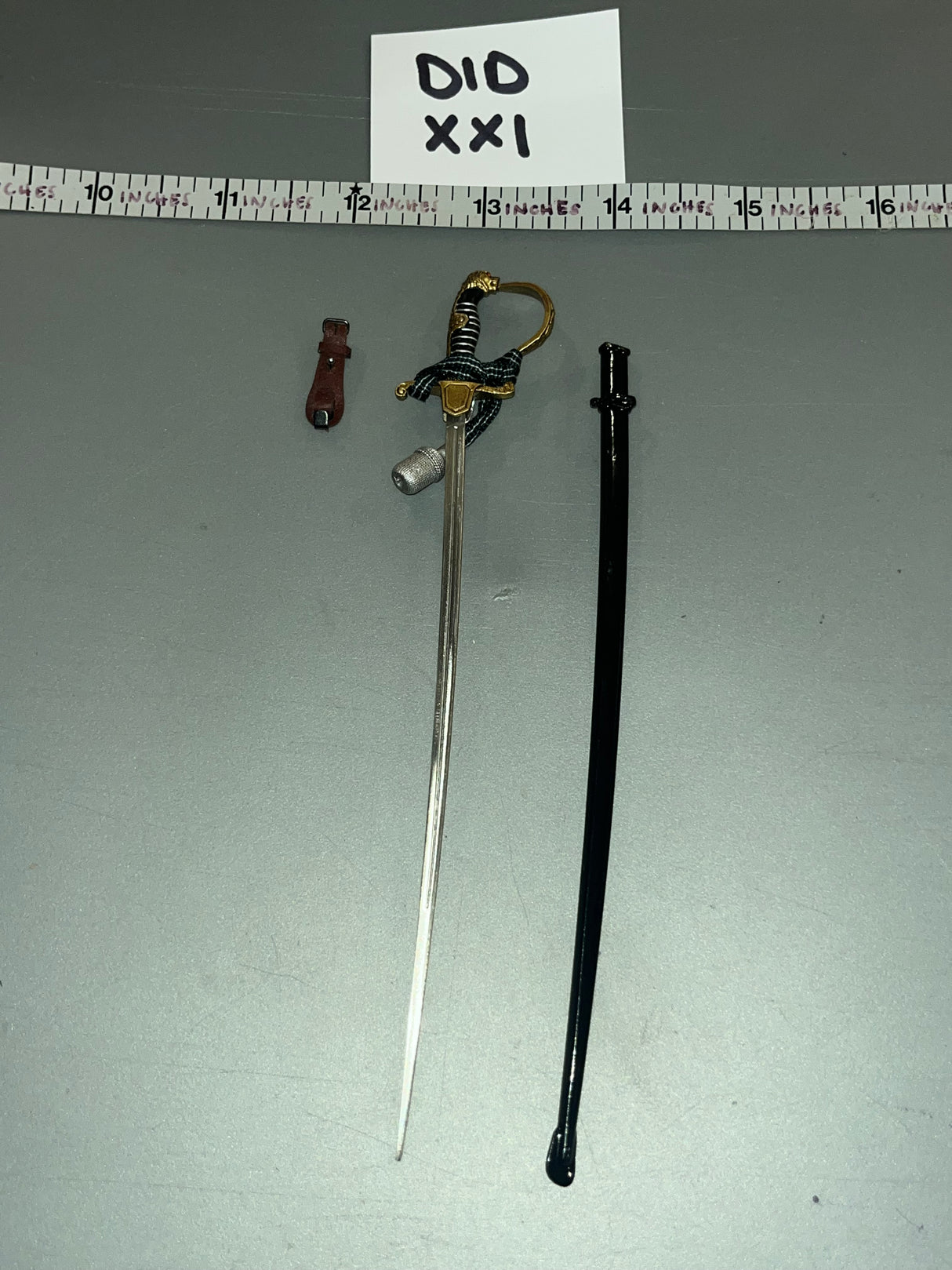 1/6 Scale WWII German General Officer Cavalry Saber - DID Field Marshal Fedor Von Bock